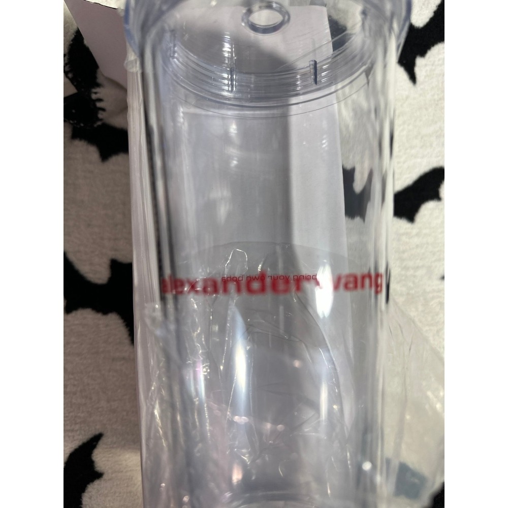 New Alexander Wang cup Tumbler with straw new in box